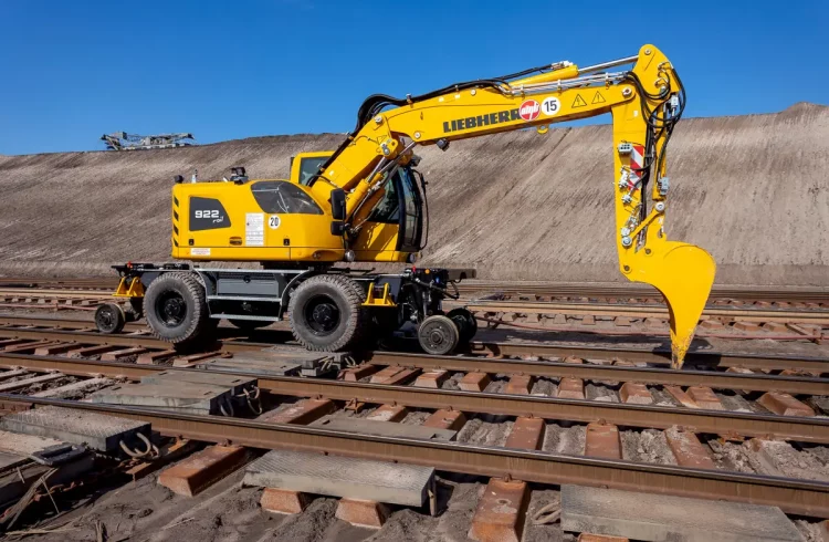 GMB - Gleisbau Tagebau Nochten, 11.09.2019, **Foto: GMB / Andreas Franke**