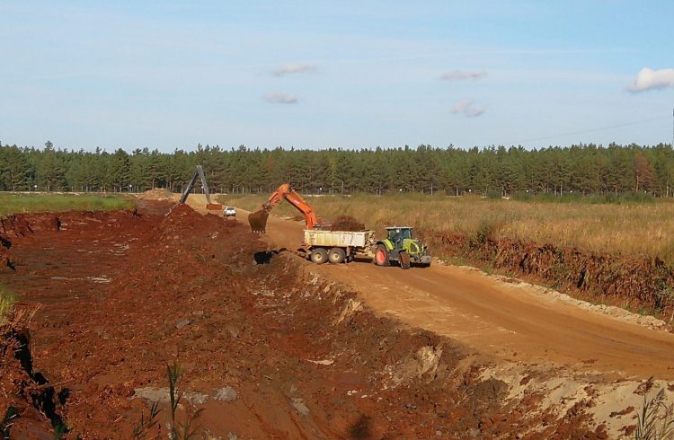 Deponiebau EHS -Schlamm